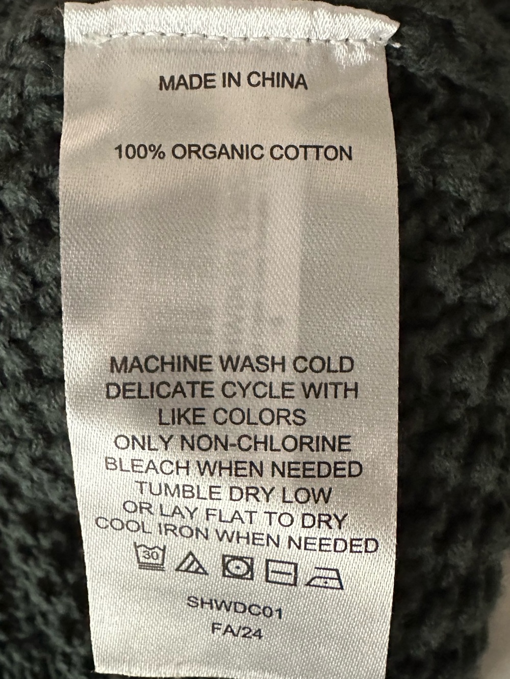 Quince Organic Cotton Cable Knit Cropped
Sweater Dark Spruce NWT S - Picture 14 of 14